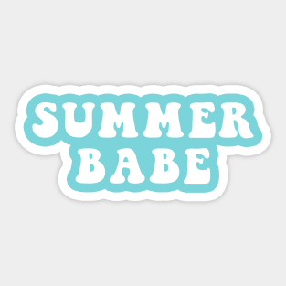 Summer Babe Sticker